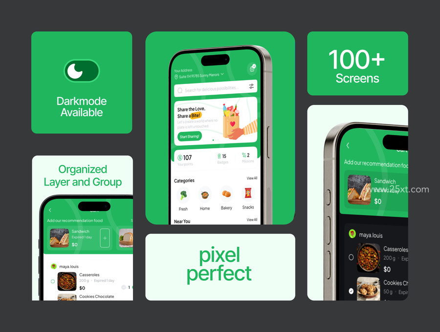 25xt-175722-Foosh - Food Sharing Mobile App UI KIT 2.jpg